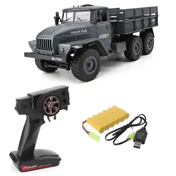 

RC Truck 1: 12 Simulation Full-size 6 Wheel Drive Soviet Ural Truck Model Off-road Remote Control Car