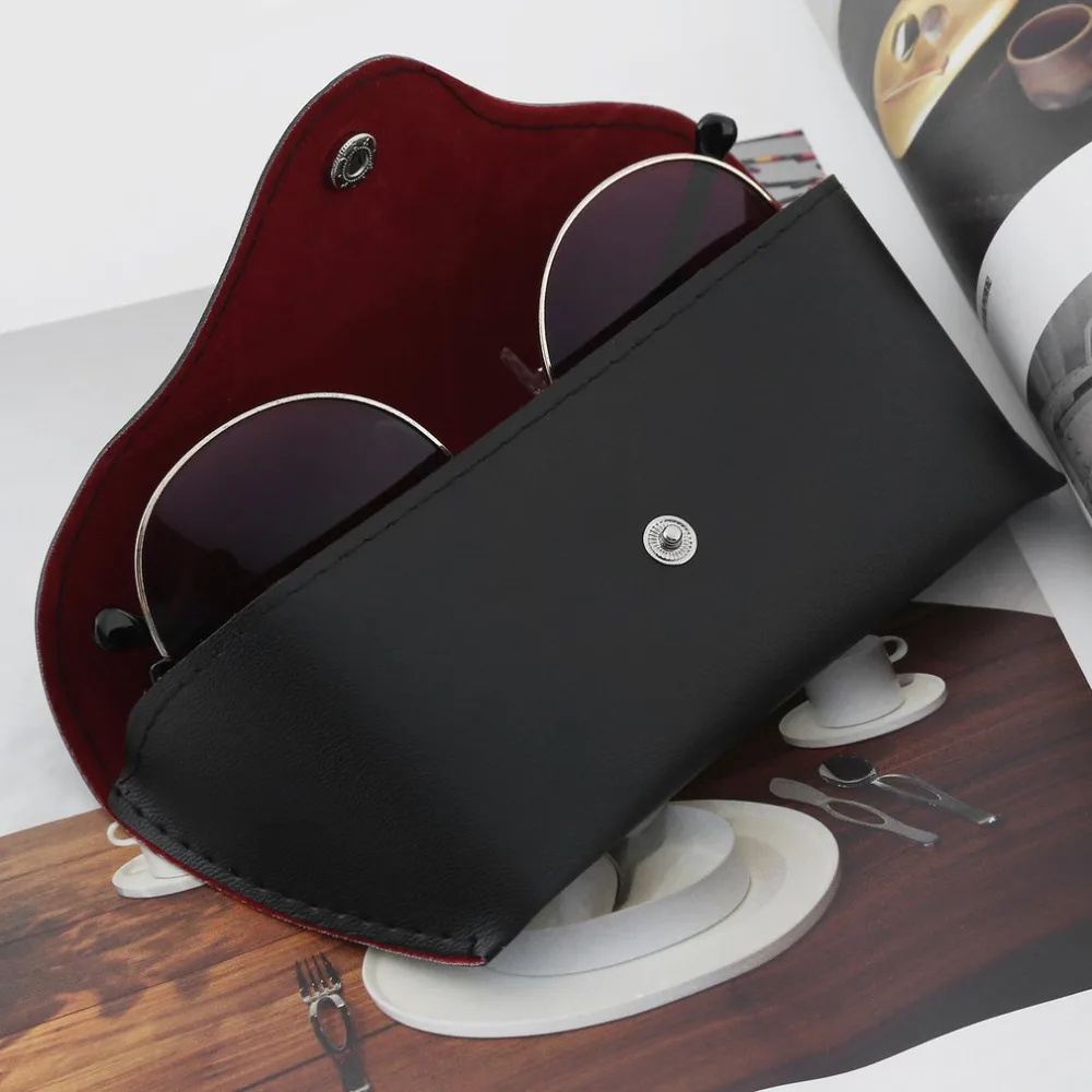 

SOOKIE Durable PU Leather Glasses Case Sunglasses Eyeglasses Storage Holder Box Bag Cases Glasses Box Easy to Use