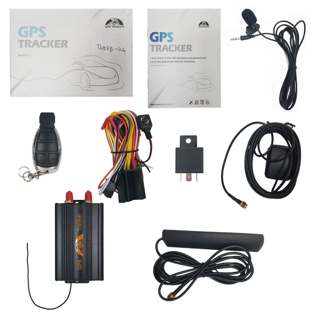 Gps 103B-3g gps трекер для транспортного средства 3g отслеживание в реальном времени локатор Поддержка дистанционного управления Отключение масла/питания ACC Рабочая сигнализация - Цвет: with box