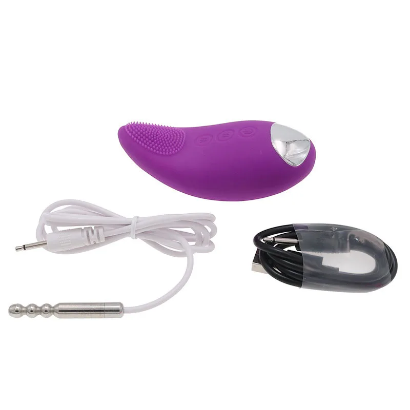 10 Speed Vibration Urethral Catheter Penis Plug Stainless Steel Urethra Plug Urethral Dilator Men Masturbate Stimulator Sex Toys penis sex toys