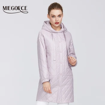 

MIEGOFCE 2020 New Collection Designer Women Jacket Warm Windproof Women Cotton Coat Spring Jacket with Resistant Collar parka