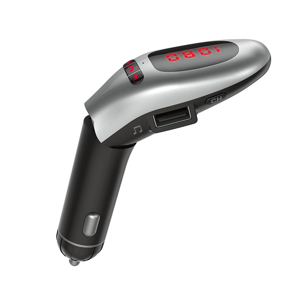 Mp3 USB Автомобильное зарядное устройство fm-передатчик модулятор Handsfree Вызов поддержка TF беспроводной Bluetooth Музыка Аудио MP3 плеер - Формат цифровых медиаданных: Mp3