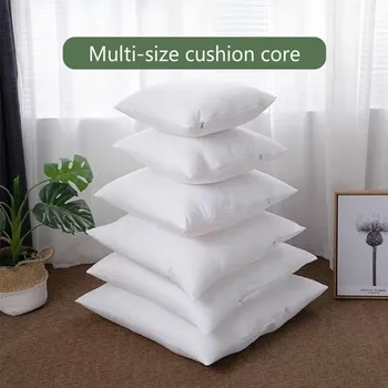 

Solid Color Cushion Core High Quality High Elastic Pillow Core Size Square Pillow Core Seven Hole Cotton Filled Core