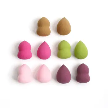 

10pcs/set Mini Latex Sponge Puff Foundation Puff Wet dry Use Cosmetic Puff Powder Cosmetic Make Up Puff Beauty Tools