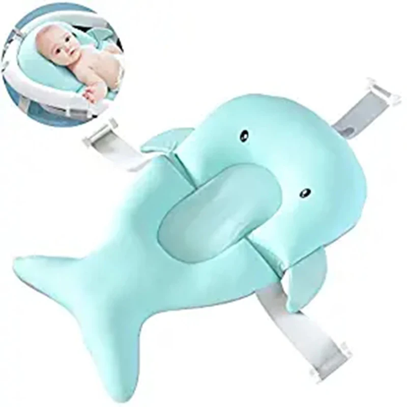 Baby Bath Cushion Soft Newborn Bath Pillow Pad Infant Floating Bath