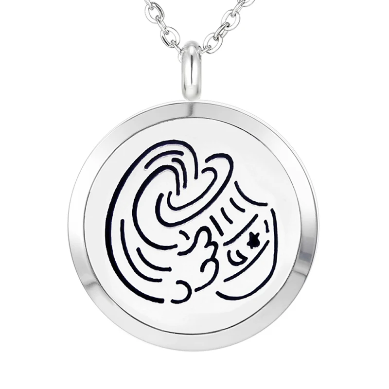 416 Essential Oil Diffuser Locket Pendant Necklace
