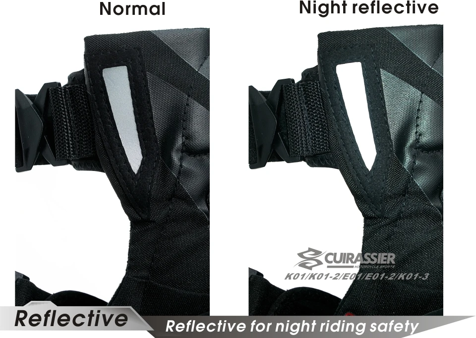 Cuirassier K01 Protective Motorbike Kneepad Motocross Motorcycle Knee Pads MX Protector Racing Guards Off-road Elbow Protection