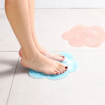 

Suction Cup Non-slip Bath Mat Bathroom Carpet Rug Safety Shower Bath Mat Plastic Massage Pad Bathroom Carpet Bath Mat