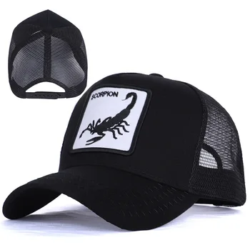 

New Animal pattern net cap cotton embroidery Dad hat Snapback Europe and America sun shade baseball cap casual outdoor caps