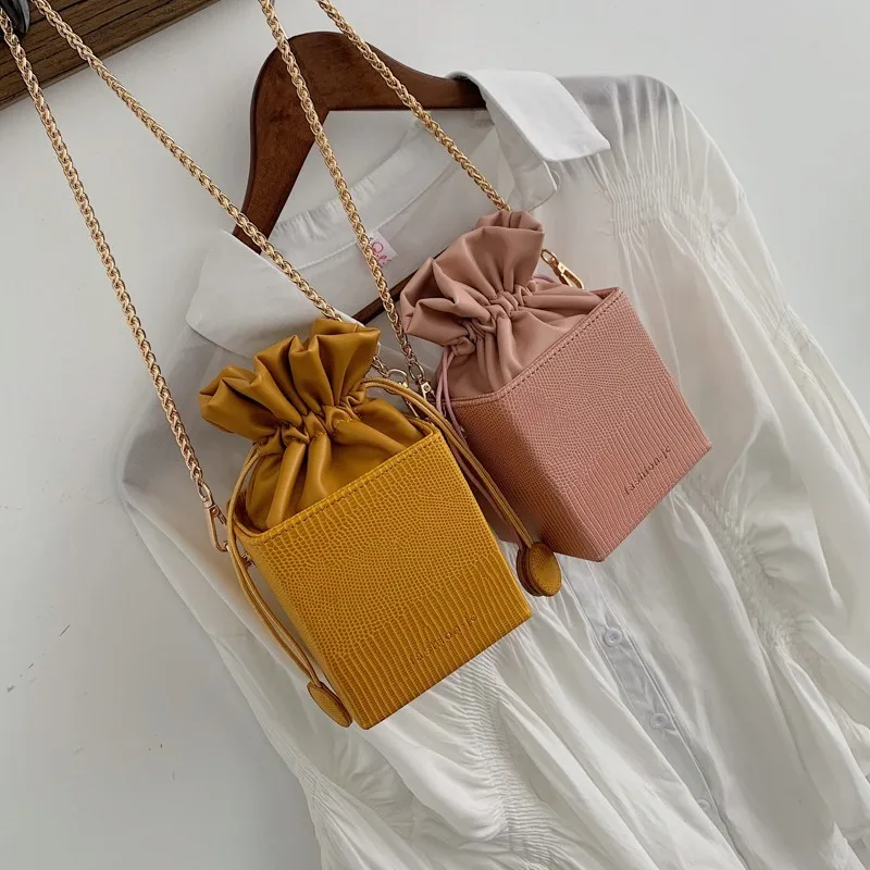 Gykaeo Fashion Drawstring Bucket Women Purses Bags Small Flap Ladies Handbags Box Shape Crossbody Bags For Women 2019 Sac A Main Gykaeo Fashion Drawstring Bucket Women Purses Bags Small Flap Ladies Handbags Box Shape Crossbody Bags For Women 2019 Sac A Main