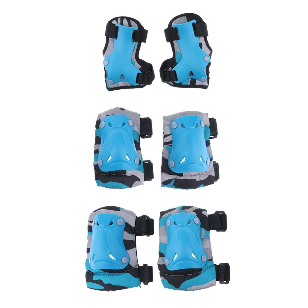 Kids Child Skating Scooter Protective Gear Knee Elbow Hand Pads Set Elbow & Knee Pads Sports Safety for Outdoor Sports 