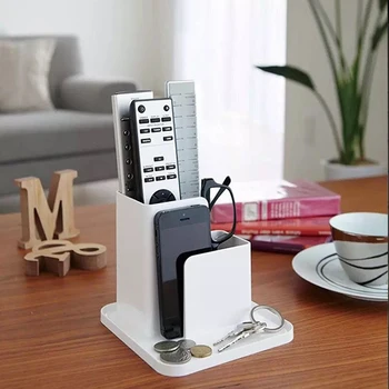 

Plastic Pencil Holder Multifunctional Makeup Brush Office Table Accessories Storage Box Home Study Desktop Decoration Organizer