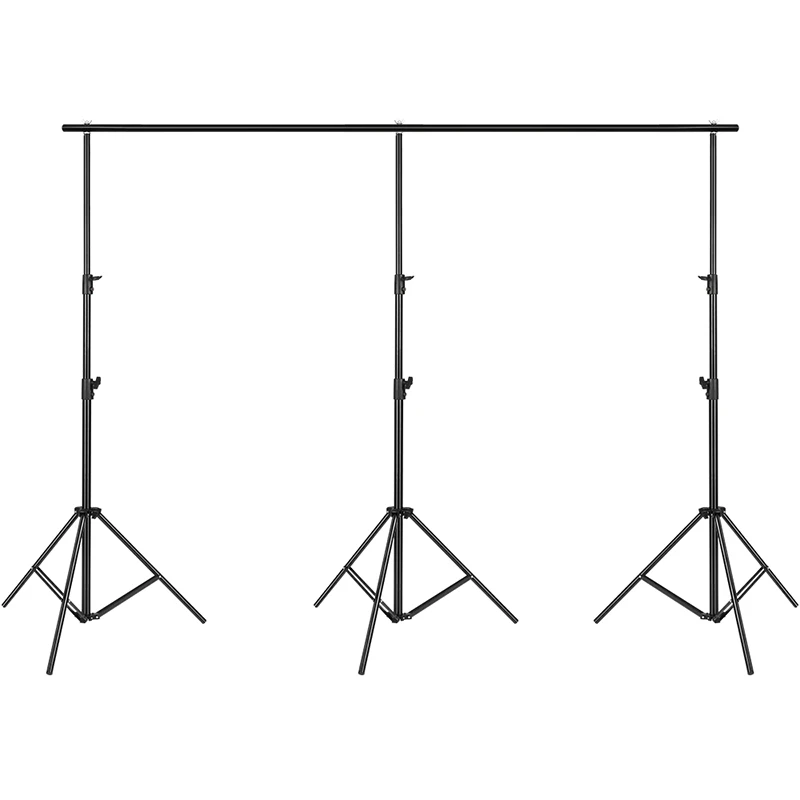 

Background Stand Backdrop Support System Kit Light Stand Height 3m/9.8ft Cross Bar Width 4m/13ft