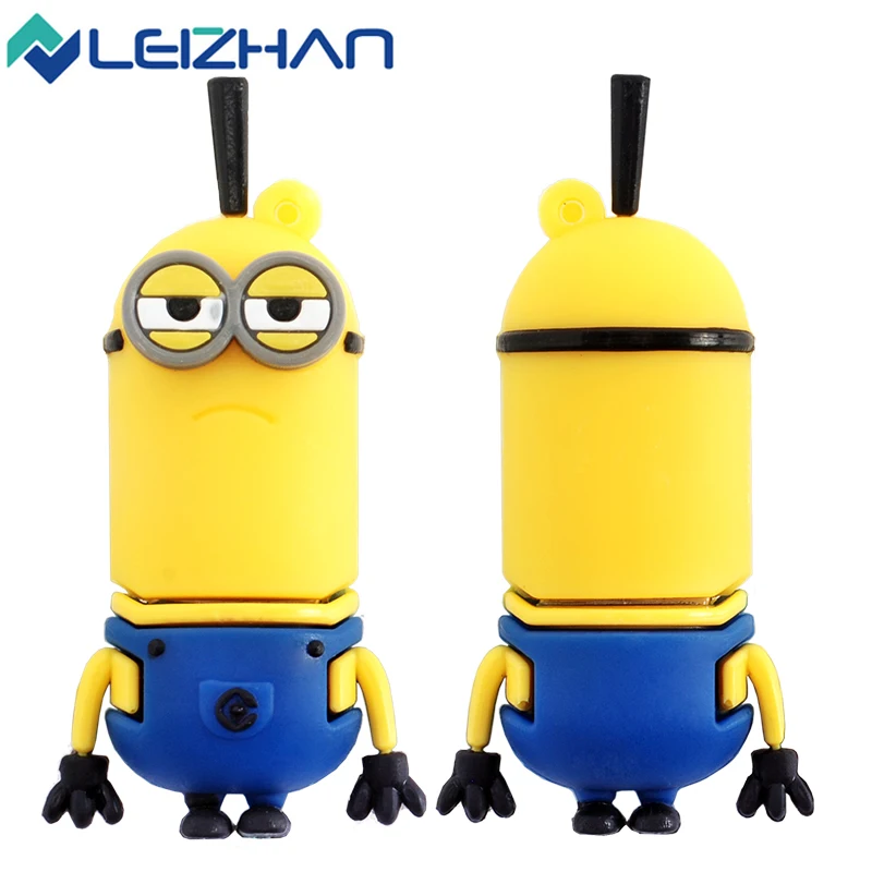 Интересный Флешка в форме героя мультика usb флэш накопитель 64 ГБ 32 16 8 4 Забавный