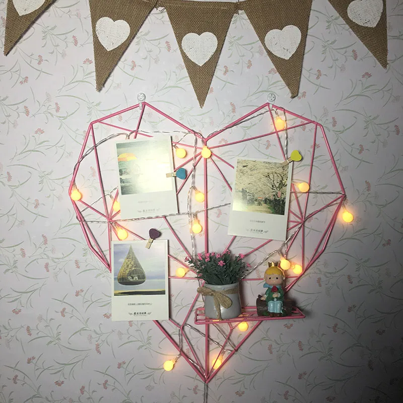 DIY украшения железная стойка для хранения держатель открытки решётка радиатора с