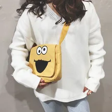 Весенняя Новая Стильная Милая мультяшная уличная сумка через плечо в японском стиле, сумка на одно плечо из парусины, универсальная сумка