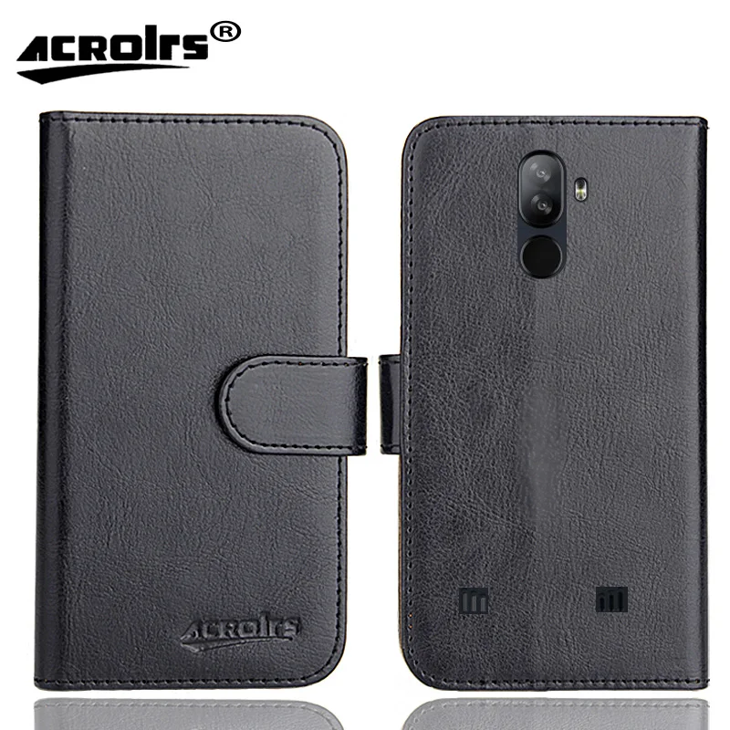 

Doogee S40 Lite Case 5.5" 6 Colors Flip Soft Leather Crazy Horse Phone Cover Stand Function Cases Credit Card Wallet