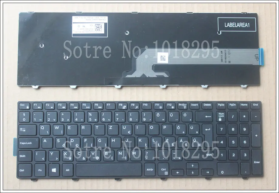 Клавиатура HU для ноутбука Dell Inspiron 15 3000 5000 3541 3542 3543 5542 3550 5545 15-5547 15-5000 15-5545 17-5000