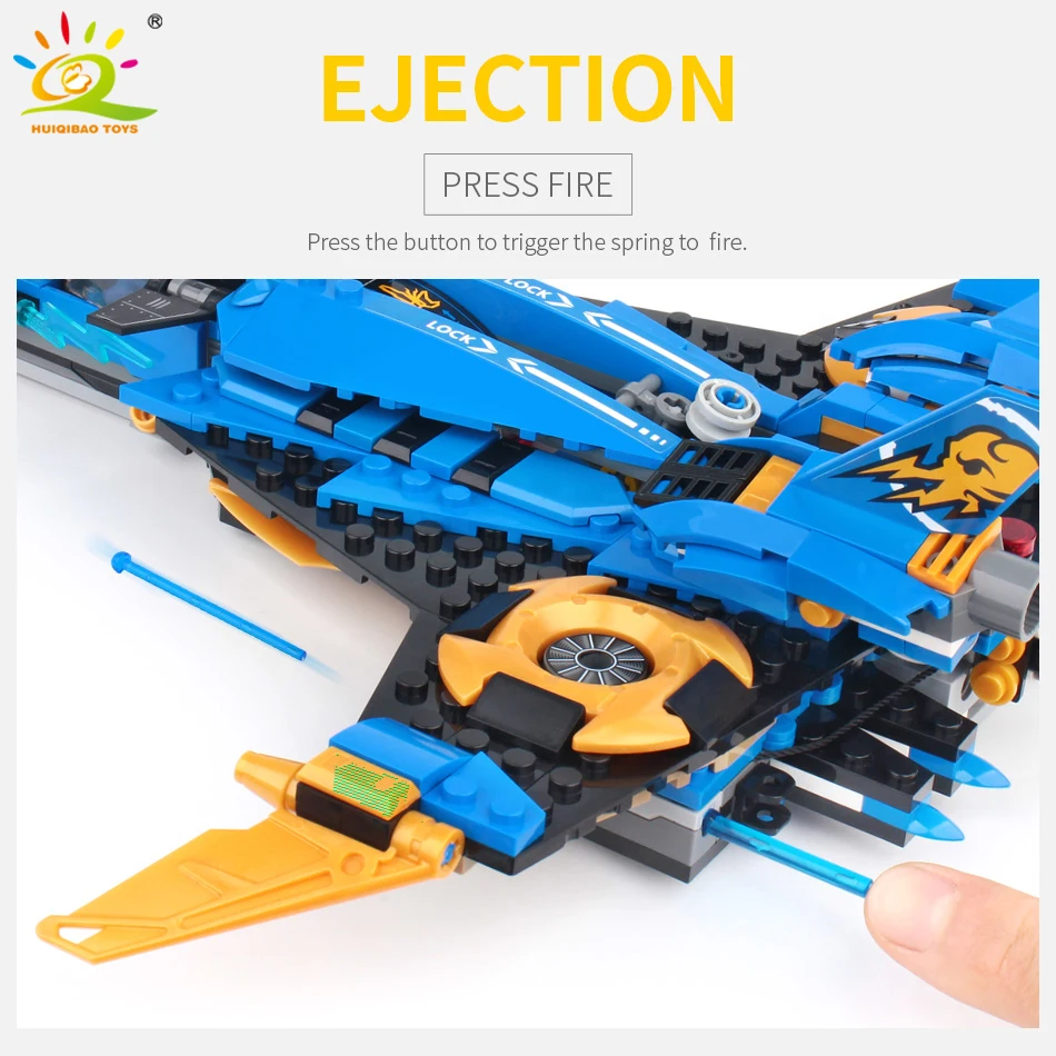 Дешево Ninja Storm Fighter модель строительные блоки Совместимость с legoingly Ninja Jie Warplane рыцарские фигуры игрушки для друзей детей