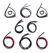 Для Tesla модель S/X комплект уплотнений двери Звукоизолированные резиновые погода черновик уплотнения полосы ветер шум редукционный комплект автомобильные аксессуары