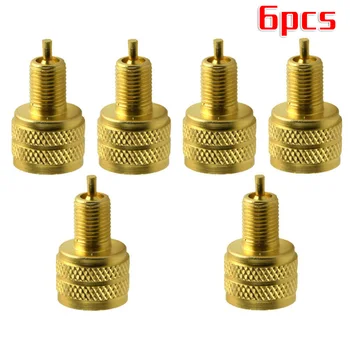 

6PCS Valve stem Brass Large Reducer External Brass + Rubber 22 Mm / 0.87 Inch