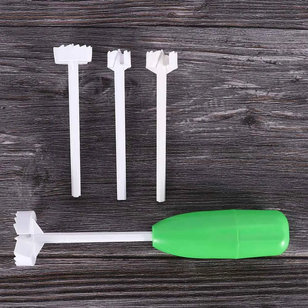 Kitchen Tools Vegetable Spiral Cutter Digging Device Stuffed for Vegetable Fruit Corer Tools Spiralizer 4Pcs fruit vegetable corer