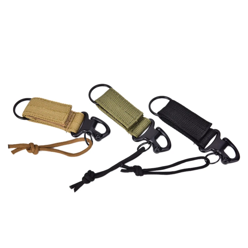 Olecranon Molle крюк Открытый Кемпинг Тактический Карабин, крючки для рюкзака выживания снаряжение Военный нейлоновый брелок застежка