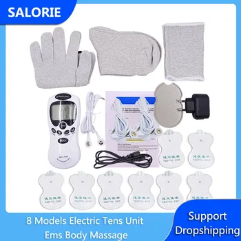 

8 Modes Tens Machine EMS Tens Unit Dual Output Pain Relief Pulse Face Massage Slimming Machine Muscle Stimulation Physiotherapy