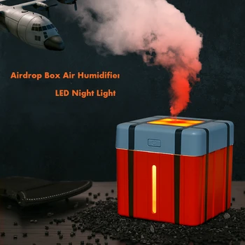 

PUBG Airdrop Ultrasonic Air Humidifier Box Humidifier USB Essential Oil battery Diffuser Car Purifier Aroma Anion Mist Maker car