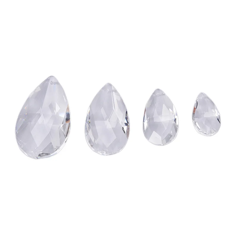 38mm/50mm/63mm/76mm Clear Chandelier Glass Crystals Lamp Prisms Parts Hanging Drops Pendants 38mm-76mm Crystal Accessories | Лампы и