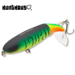 Hunthouse Whopper Plopper Popper Lures With Unique Rotatable Soft Tail 9cm 11cm 13cm Artificial 2020 Hard Tackle LW114