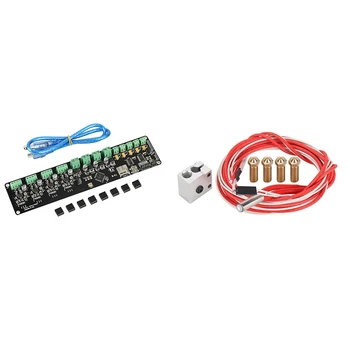 

for Reprap Melzi 2.0 Ardentissimo 1284P Control Board & Heat Block Cartridge Heater 12V40W Nozzles Thermistor Sensors