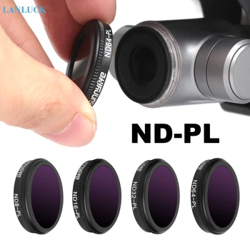 

2 In 1 ND-PL Lens Filter for DJI Mavic 2 ZOOM Camera Neutral Density ND8 ND16 ND32 ND64 Polarizing Filter Kits Cover Spare Parts