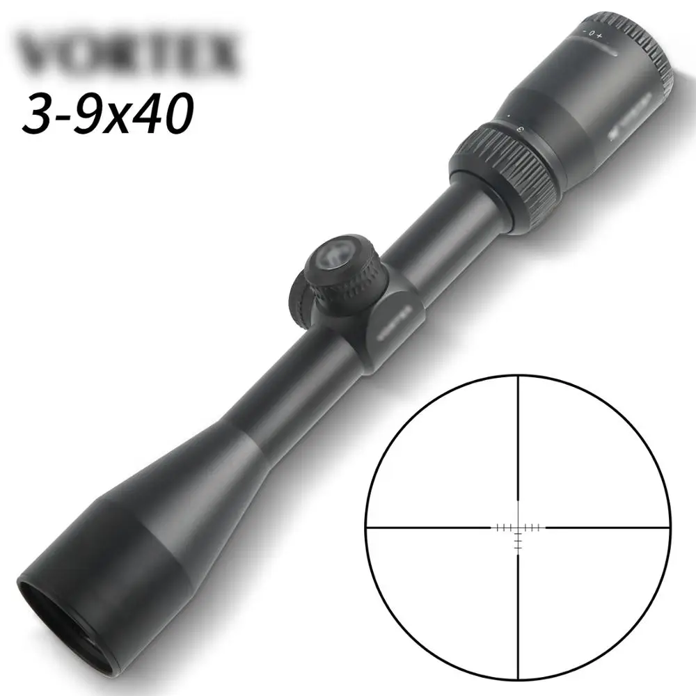 

Hunting VOTEX 3-9x40 Riflescopes Etched Reticle Side Parallax Turrets Lock Reset Shooting Scope