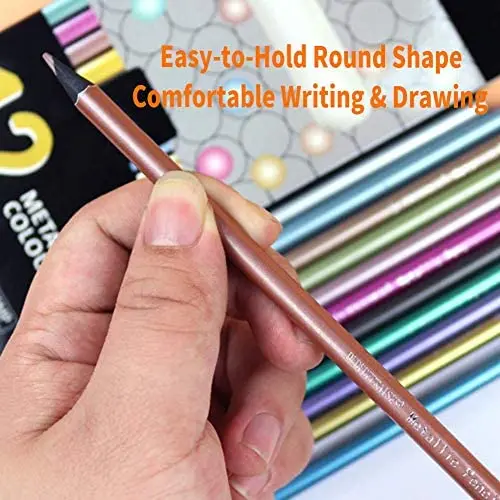 https://ae01.alicdn.com/kf/H6b6e2055246748e89b2fe2a671a5617aS/12-Metallic-Colored-Pencils-Black-Wood-Drawing-Pencils-Assorted-Colors-Wooden-Sketching-Set-Premium-Non-toxic.jpg