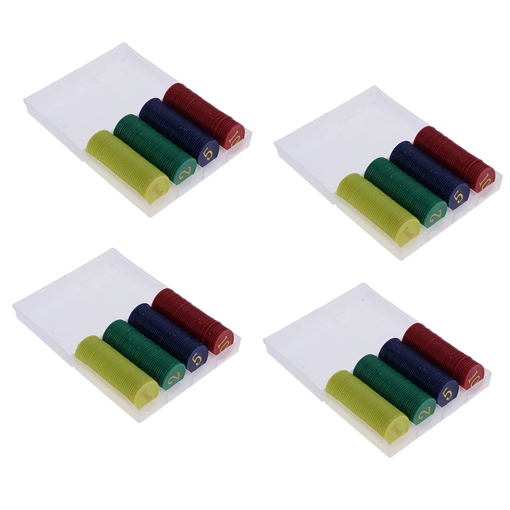 

640pcs Board Game Gambling Chips for Poker Mahjong Werewolf Word Plate Games