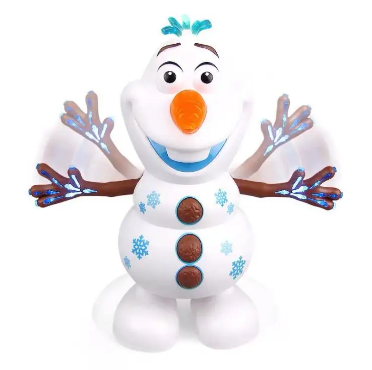 Экшн фигурки Olaf из фильма электрическая кукла музыкальный светильник ручная