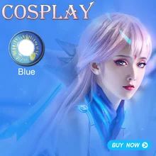 

LAREEN 2pcs/pair Colored Contact Lenses Eye Anime Series Contact Lenses Color Cosmetic Contact Lens for Eyes lentes de contacto