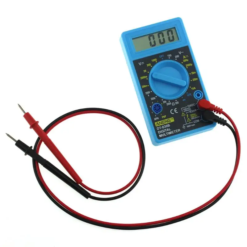 DT830B Цифровой мультиметр 750/1000 в Вольтметр Амперметр Омметр тестер