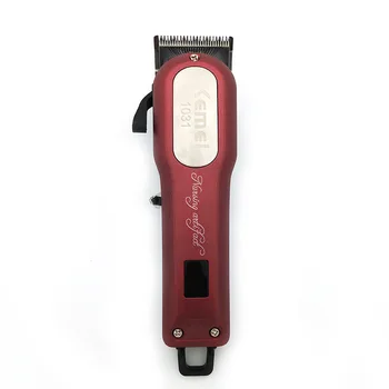 

Kemei KM-1031 retro oil head electric clippers push marks engraving push white hair clipper hair salon hair clippers