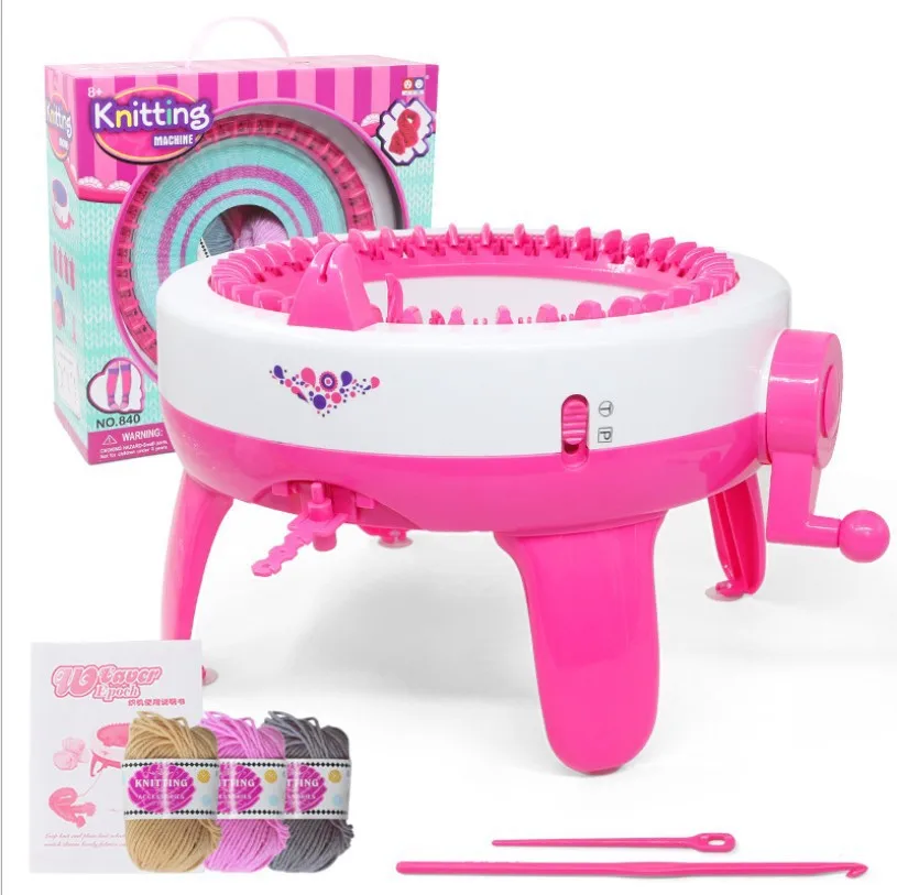 

Children Handmade Educational Toy Play House Toys Star Weaving Wool Machine