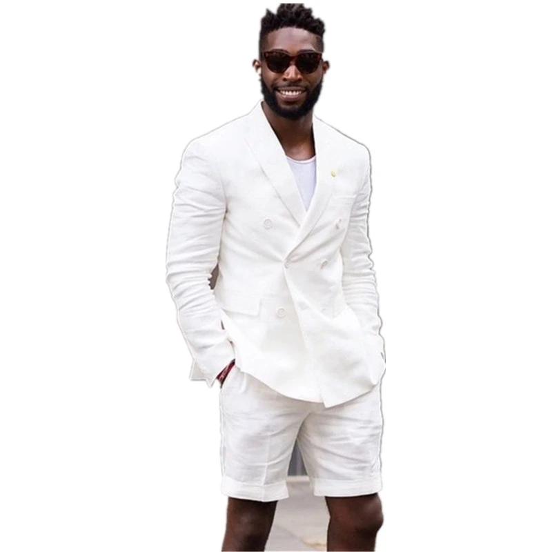 White short pants suit Clearance