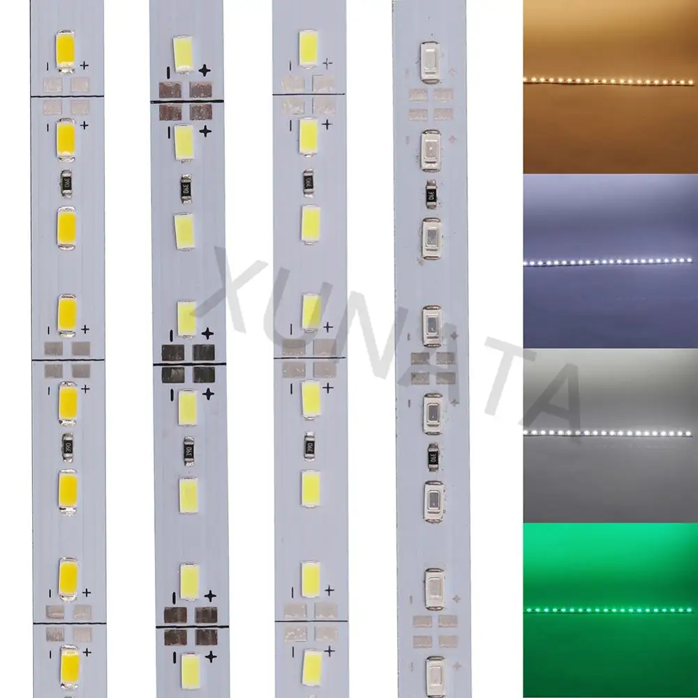 5 шт. 10 шт. 20 шт. Светодиодная лента барный светильник DC12V SMD 5630 Светодиодный светильник с жесткой полосой 50 см 36 светодиодный с алюминиевой жесткой полоской кухонный светильник ing