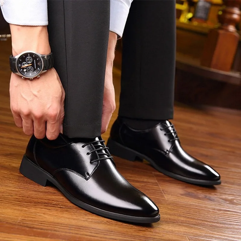 Mazefeng/Новинка года; Мужские Кожаные броги высокого качества; мужские туфли-оксфорды в деловом стиле; Мужская официальная обувь