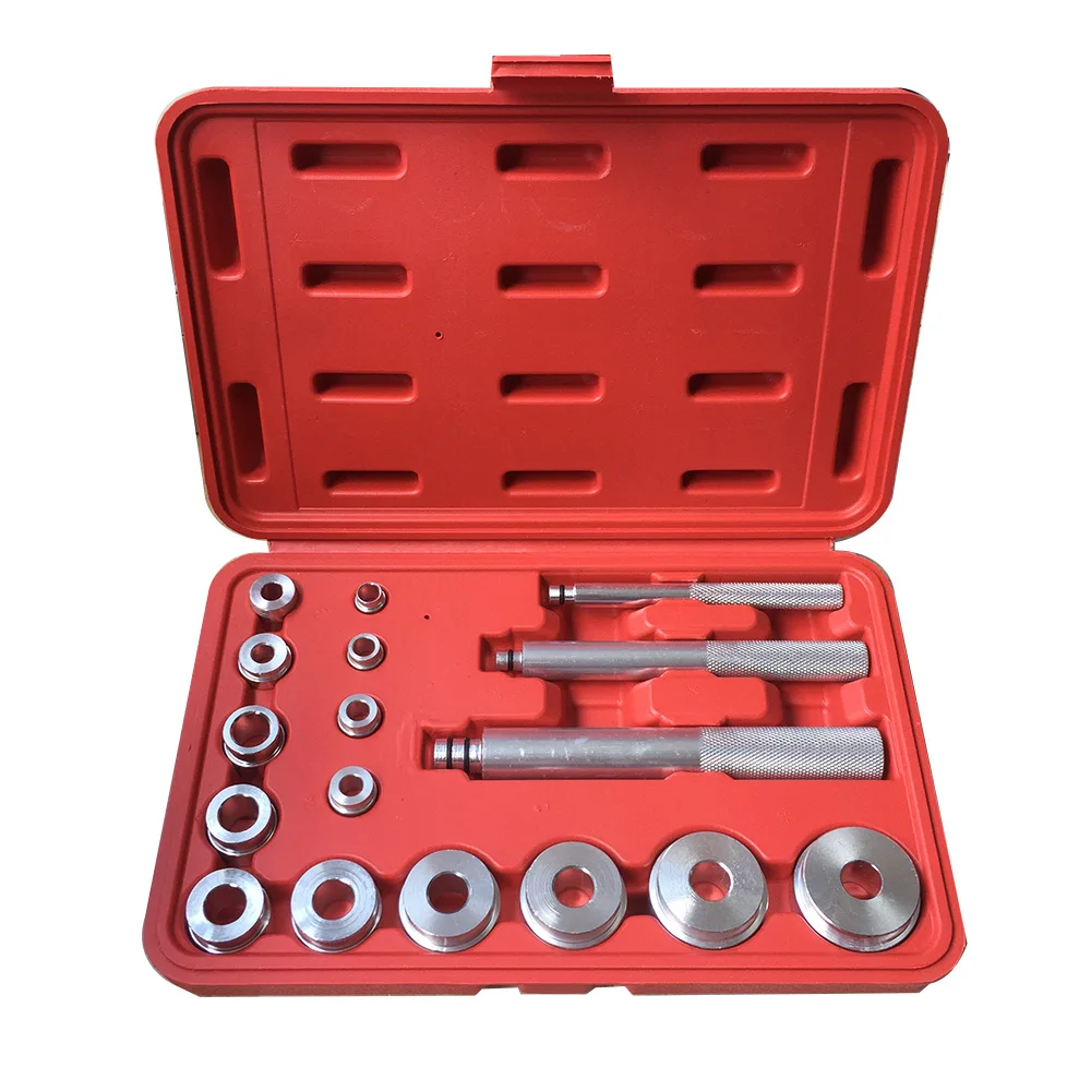 US $24.00 17 Pcs Car Wheel Bearing Races Seals Bush Driver Master Tool Set Aluminum Axle Repair Tool Motorbikes Auto Bearings Or Seals