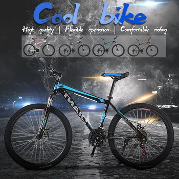 

High Quality Bicycle Unfoldable Bicycle Mountain Bike 26 Inch Steel 21Speed Bike Double Disc Brake