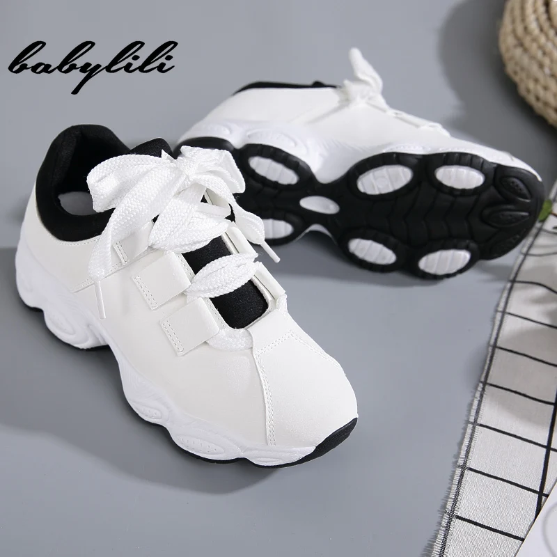 Кроссовки женские летние вулканизированные туфли 2019 модные кроссовки Basket Femme Dad