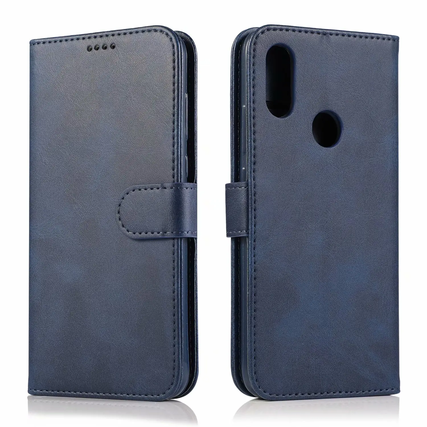 2019 Роскошный кожаный флип-чехол для Xiaomi redmi Note 7 подставка чехол держатель кошелек