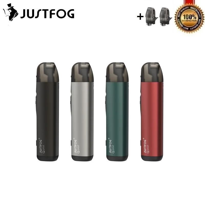 Оригинальный комплект JUSTFOG QPOD 900 мАч аккумулятор с 1 9 мл Pod & Ом OCC Нижняя катушка