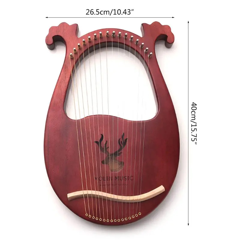 tom harpa portátil lira instrumento musical presente h8wc